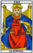 tarot de marsella La Justicia